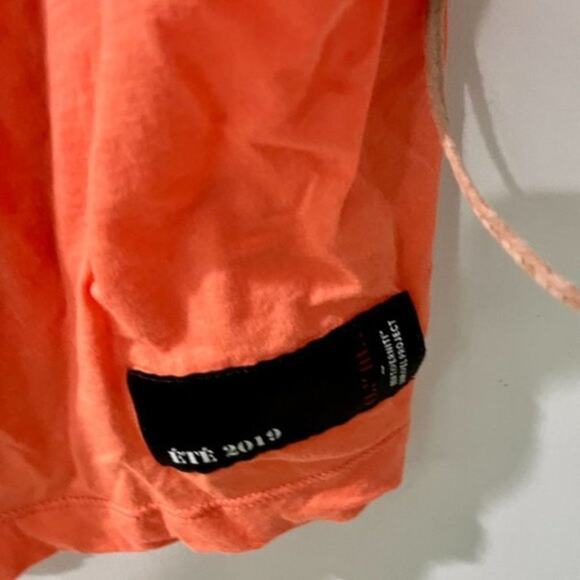 Unravel Project lace up shirt orange L - Picture 11 of 13